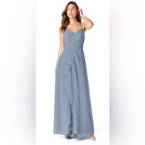 Azazie Dawn Dusty Blue bridesmaid dress